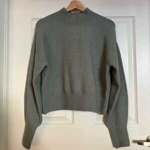 & Other Stories Green Turtleneck Sweater